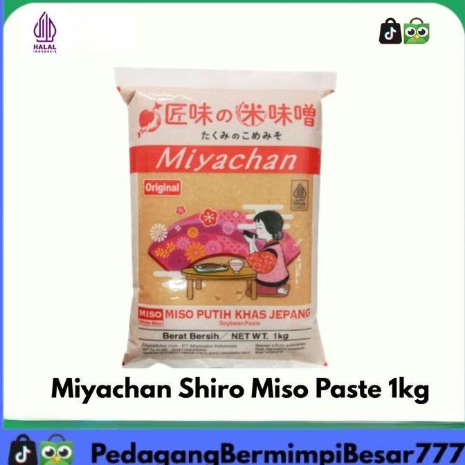 PBB Miyachan Shiro Miso Paste | Miso Putih Jepang Halal MUI | Pasta Miso Jepang | Bumbu Sup Miso Ram