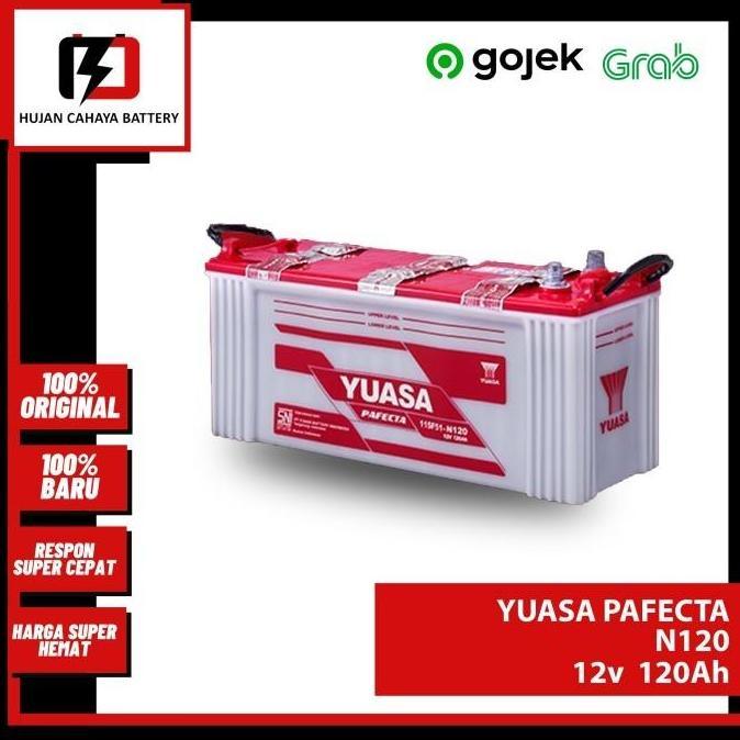 Aki Mobil YUASA PAFECTA N120 / N-120 / N 120 - Aki GENERATOR GENSET