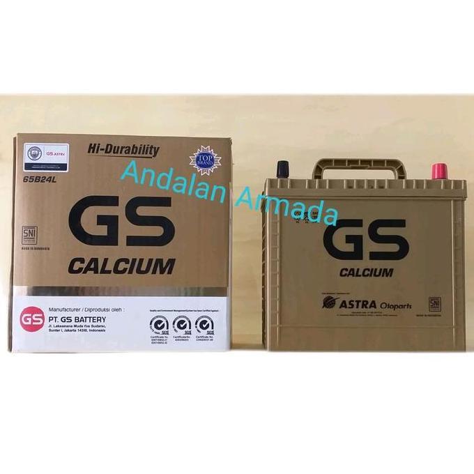 Aki kering Astra Otoparts Gs Calcium 65B24L / NS60L (55Ah)