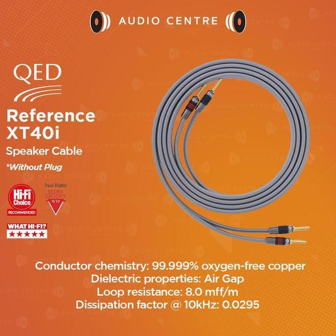 QED Reference XT40i Speaker Cable harga permeter tanpa Banana Plug Diskon