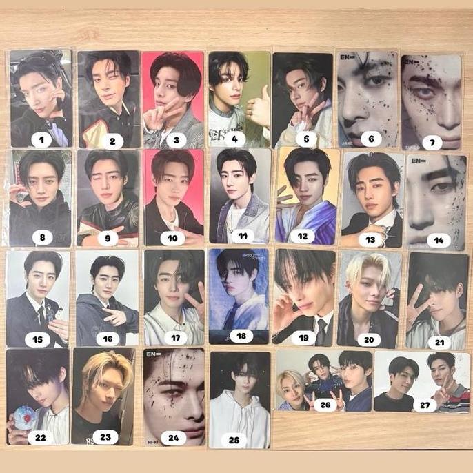 Giftyou- (Ready) Photocard Enhypen Desire Unleash Pob Ums Benefit G Withmuu Pop Up Kakaogif Keyring 