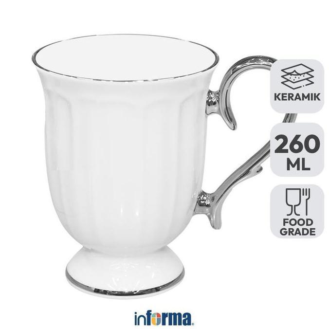 APPETITE 260 ML MAZZAGRAND EDEN MUG - PUTIH