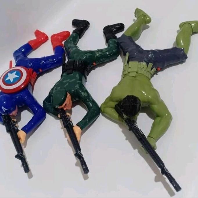 mainan - MAINAN KOLEKSI ANAK TENTARA TIARAP MILITER BERGERAK Toy Diskon