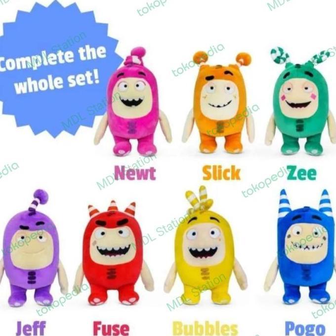 ODDBODS - PLUSH DOLL/ BONEKA KARAKTER 30CM (ORIGINAL) MDLS27