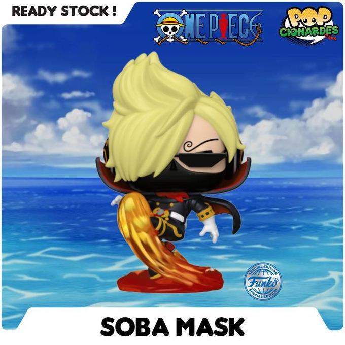 mainan - Funko POP Animation - One Piece - Soba Mask Exclusive #1277 Diskon