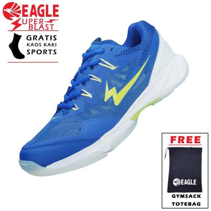 TERMURAH - Sepatu Badminton Eagle PNR Superblast Original Sepatu Bulu Tangkis Eagle PNR Blast Sport