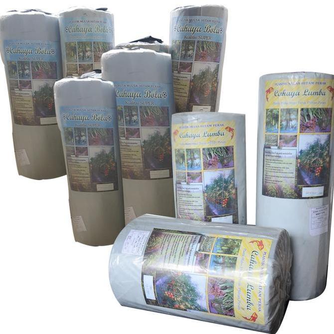 Plastik Mulsa 35 mic x 50-100 cm x 300 mtr Cahaya Bola Super