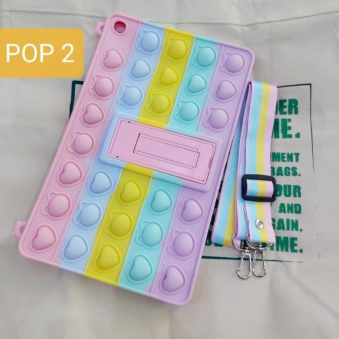 HARGA DISC - Samsung Tab A8 2019 (T295) - Case Bubble Lite Pop it Tali Slempang