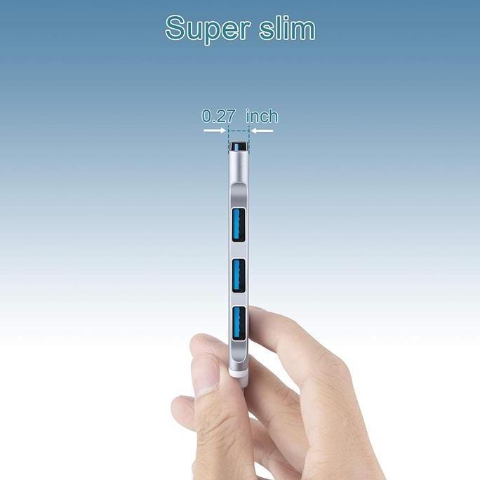 USB 3.0 HUB 4PORT aluminium / USB 3.0 Hub 4port IB