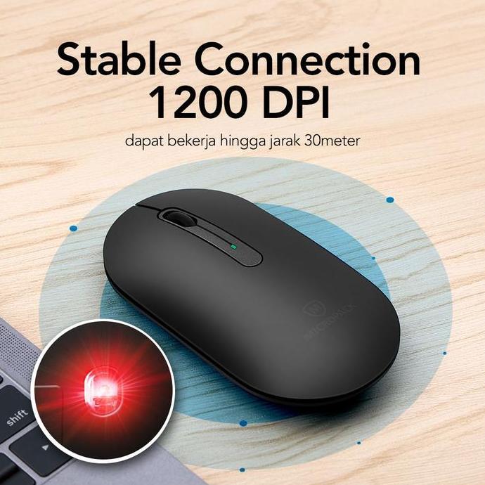 Rexcom- Micropack Mouse Dual Bluetooth 5.0 & 3.0 Inspire 2 - Mp-707B Inspire2