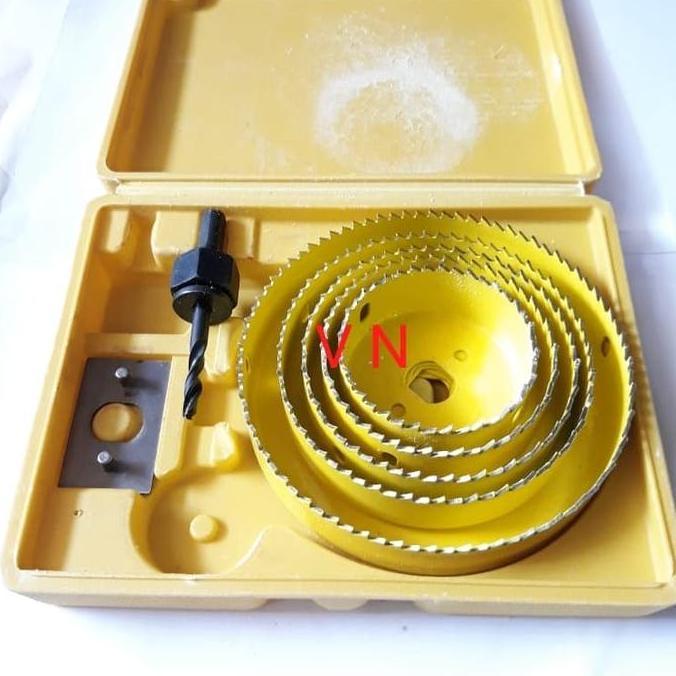 Set- Hole Saw Set Ukuran Besar/Hole Saw Kayu/Triplek