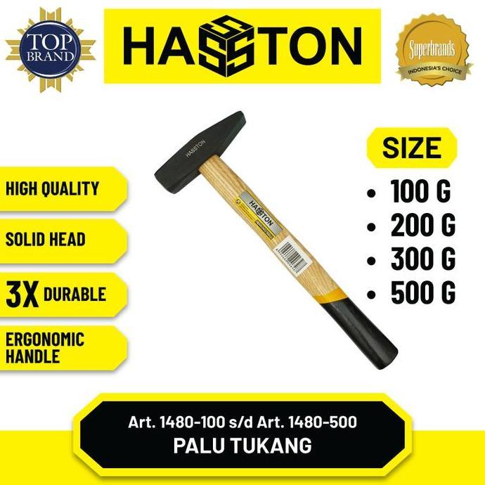 Set- Hasston Hammer Tukang Gg. Kayu / Palu Tukang (1480)