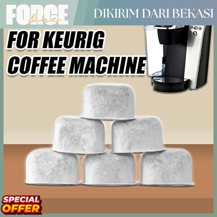 Force One 6Pcs Coffee Replacement Filter Coffee Filter Compatible with Keurig Coffee Maker Machine C