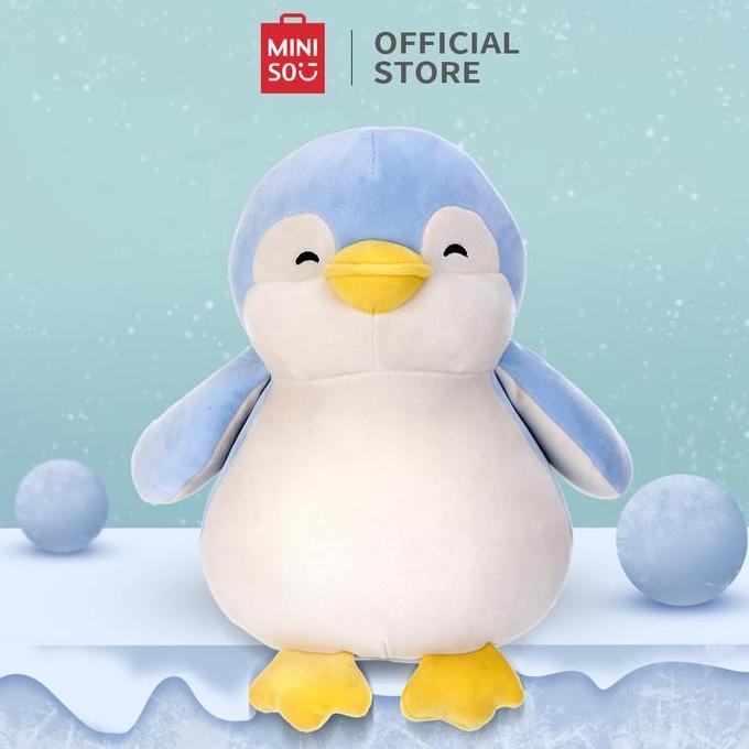 KAREZMAN77 - MINISO OFFICIAL TOYS BONEKA SMALL PENGUIN DOLL PLUSH TOY  LUCU MAINAN ANAK  GEMOY LEMBU