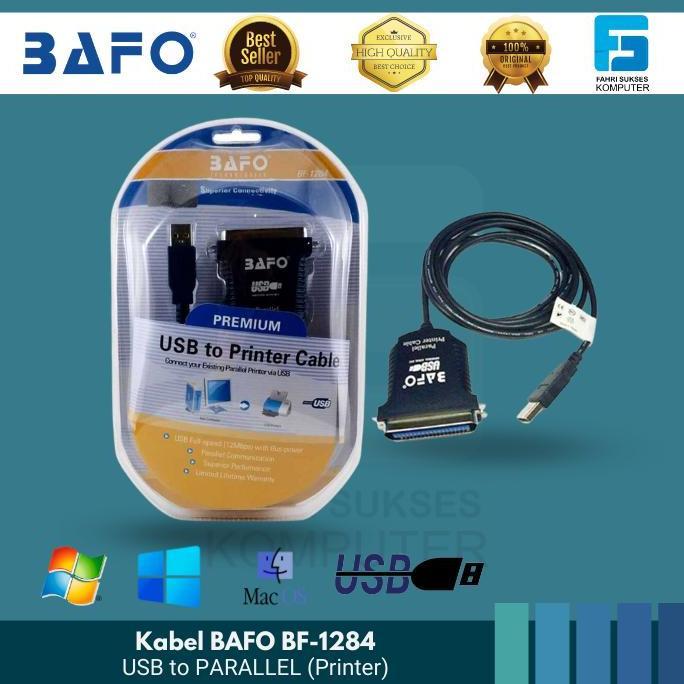 Kabel USB to LPT Printer BAFO BF-1284 | LPT to USB | USB to Parallel