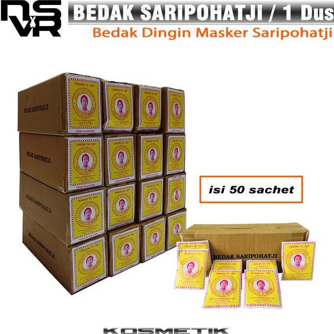 Inventar - Bedak Saripohatji Paket 1 Dus/ Masker Dingin Herbal / Original Ciamis Bedak Herbal Mencer
