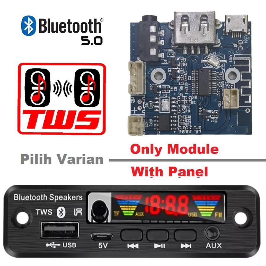 Kit Modul Bluetooth 5.0 Tws Mp3 Usb Loseless Player Fm Radio Remote
