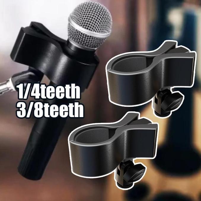 SHAKESPARE Mic Holder Universal Holder Mikrofon Microphone Holder Mic Holder Jepit Mikrofon kondenso