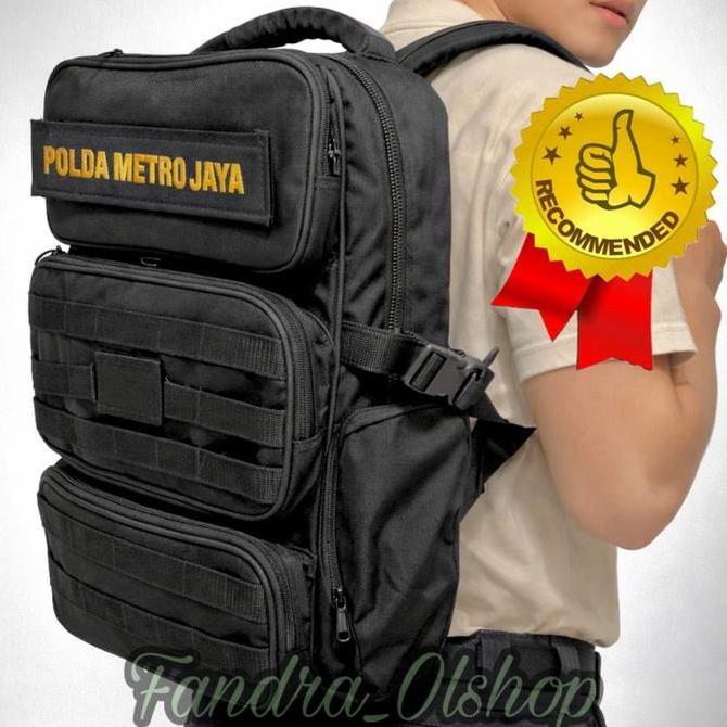 TAS RANSEL BKO HITAM POLRI BRIMOB SABHARA JATAH POLDA METRO. Kualitas Terbaik 