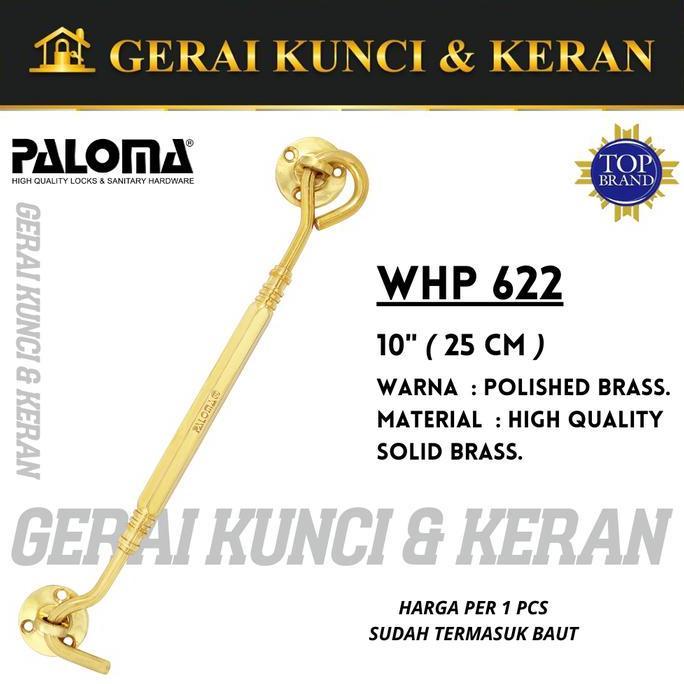 PALOMA WHP 622 WINDOW HOOK BRASS KUNINGAN HAK ANGIN JENDELA