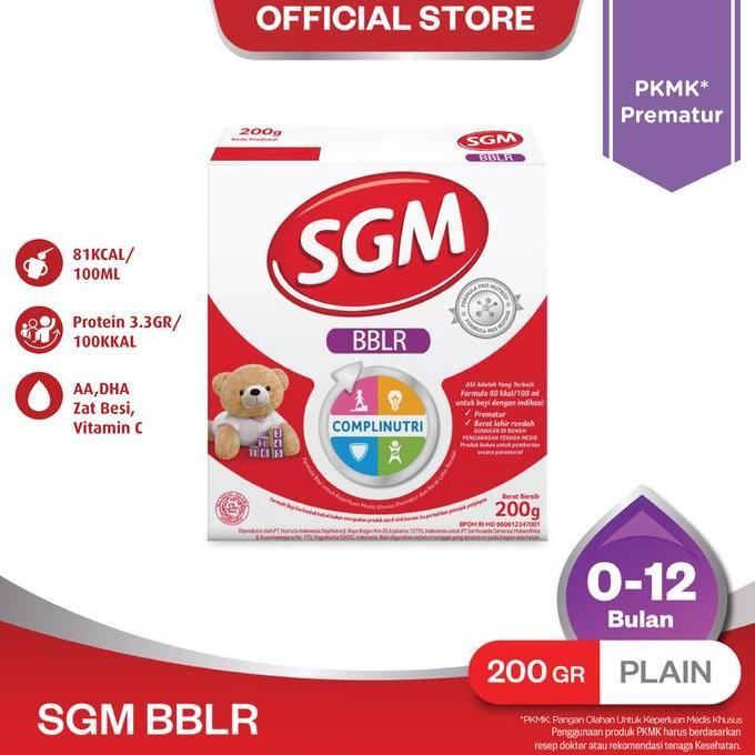 Terlaris Sgm Bblr Susu Bayi Formula 200Gr
