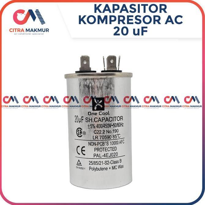 KAPASITOR AC 20 UF CAPASITOR OUTDOOR KOMPRESOR PANASONIC 1/2 1 PK GREE CMO27