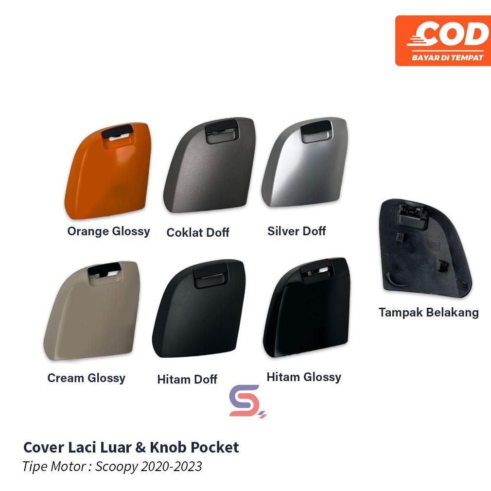 COVER DEPAN LACI KNOB HONDA SCOOPY K2F 2020 2021 2022 2023