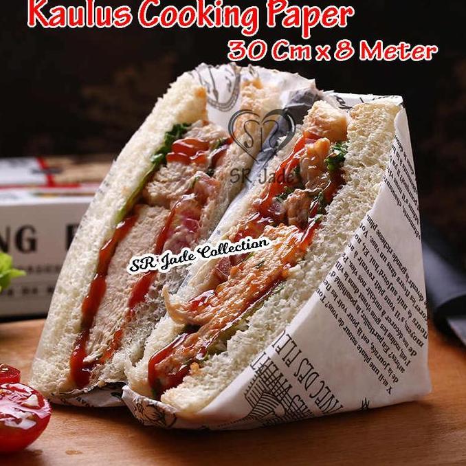 Tedo- Kaulus Baking Paper Cooking Paper Newspaper Vintage Kertas Roti Baking