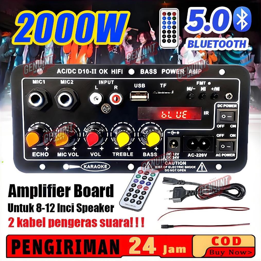 [Kirim Sekarang]1000W Amplifier board Tampilan digital Power amplifier board Untuk 8-12 Inci Speaker
