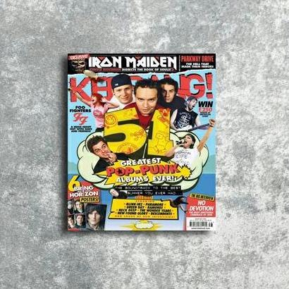 POSTER DINDING MAJALAH COVER KERRANG POP PUNK FB27