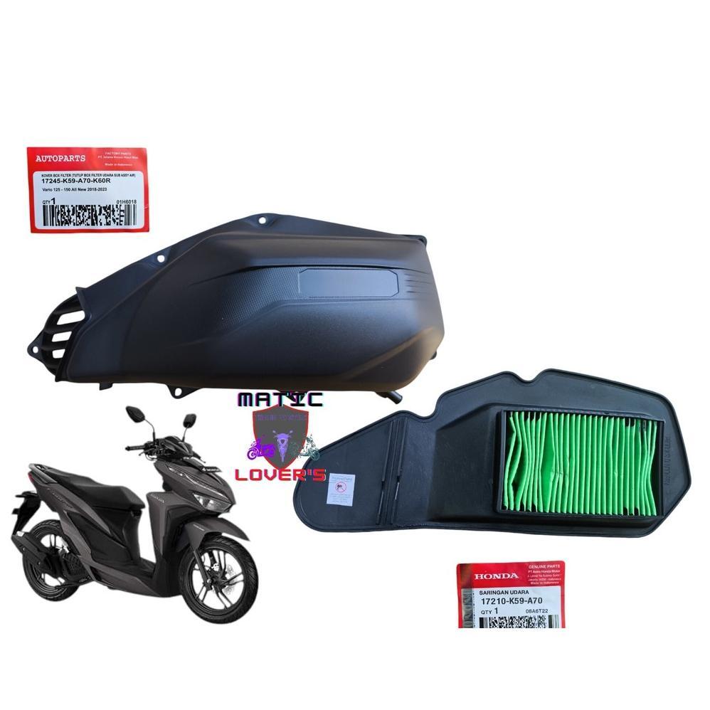 TUTUP BOX FILTER UDARA DAN FILTER UDARA VARIO 150 NEW 2018 SD 2021 K59J