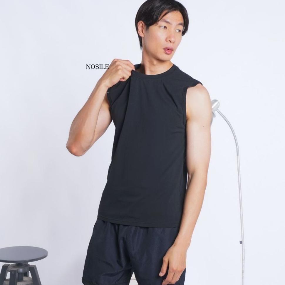 Nosile Kaos Singlet Pria Polos Lekbong Cotton Combed 40S