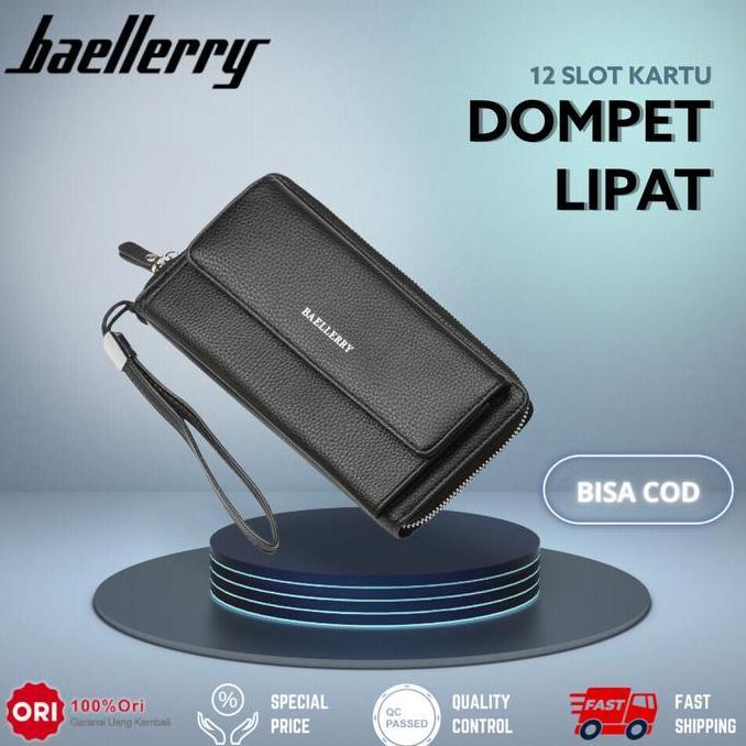 Dompet Pria Wanita Panjang Kulit BAELLERRY S5515