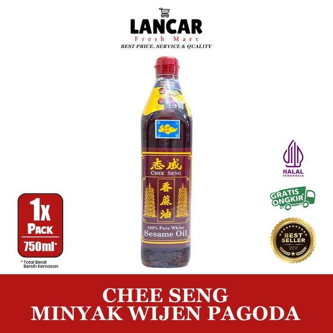 CHEE SENG MINYAK WIJEN PAGODA 750ML