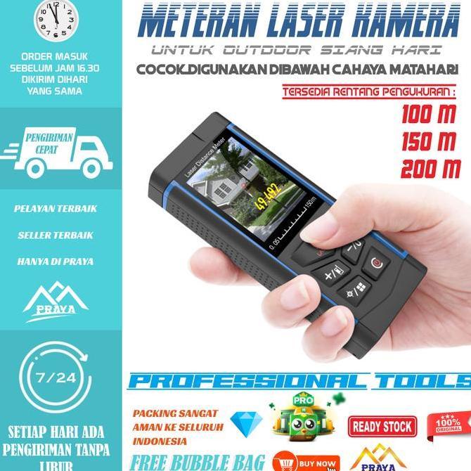 meteran laser kamera sndway sw-s120 outdoor tembus cahaya matahari