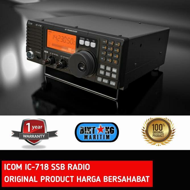 Radio Ssb Icom Ic-718 Ic718 Hf Transceiver Original Garansi