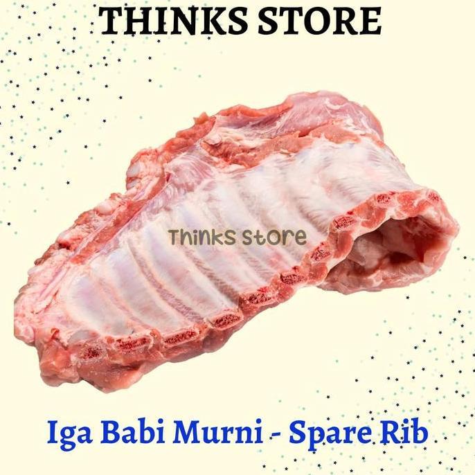 Nyumi- Bali Pork Spare Ribs/A Babi / Pork Ribs Utuh 1 Kg Bbq