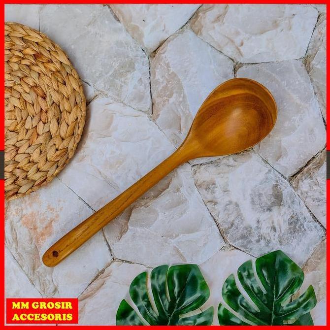 Trinken- Centong Sayur Kayu Jati / Centong Kayu