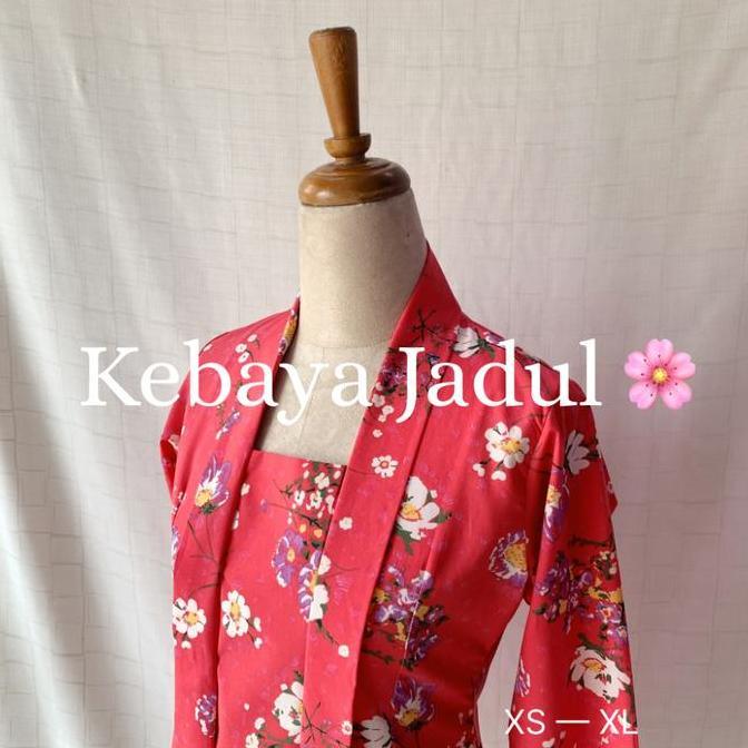Loewes KEBAYA TUNIK MODERN KUTUBARU JADUL BUNGA FLORAL KUTU BARU CASUAL LENGAN PANJANG VINTAGE