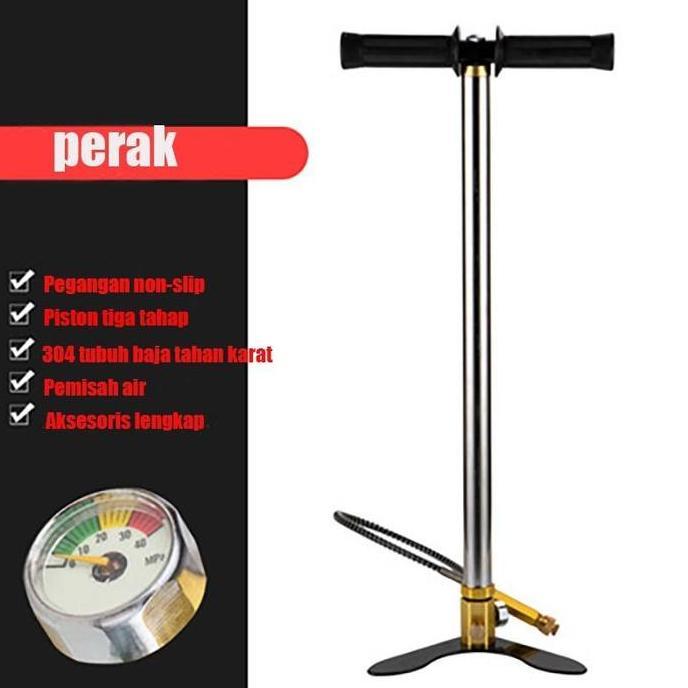 Promo Pompa Pcp Barracuda 4 Stage Stainles Steel Manometer 6000Psi / Pompa Pcp 6000Psi Promo/Pompa P