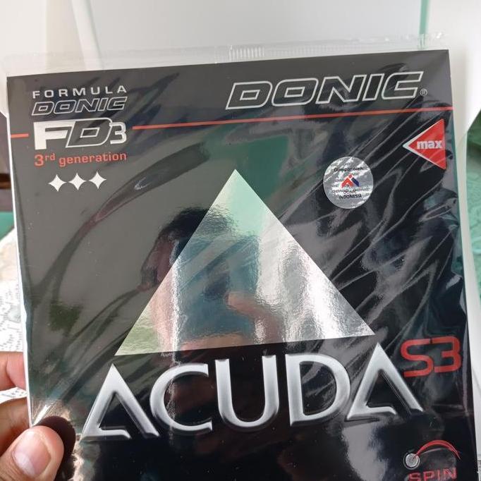 TERMURAH - KARET TENIS MEJA DONIC ACUDA S3 ORIGINAL