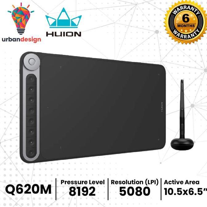 Best Seller Huion Q620M Wireless Graphic Drawing Tablet Alt. Hs610 Q11K Hs611 Hs64 Premium