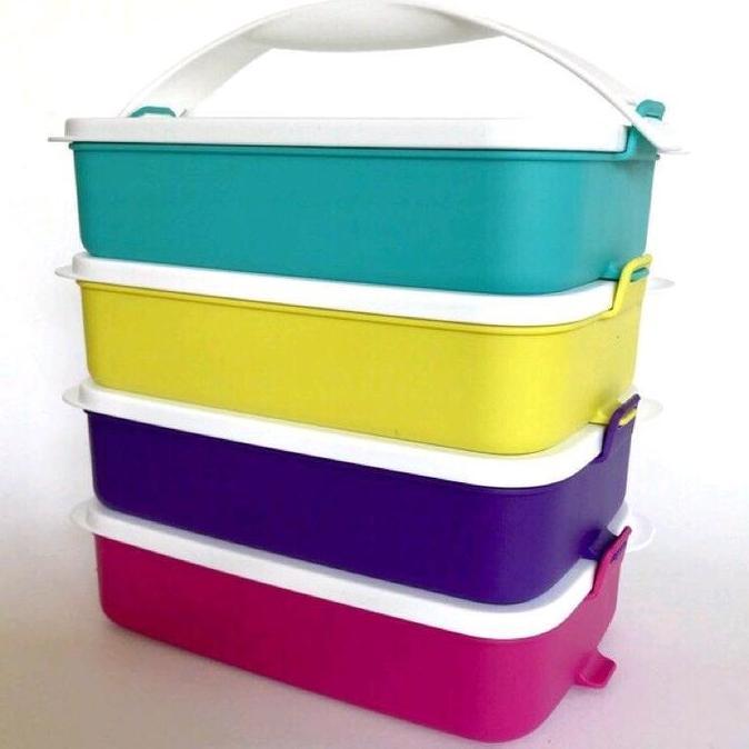Promo Tupperware Rantang 4Susun Uk 900Ml Original Kitchenware