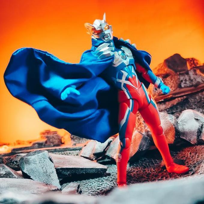 mainan - Ultraman Zero Wired Cape Jubah Sayap SHFiguarts ULTRA ACT Diskon