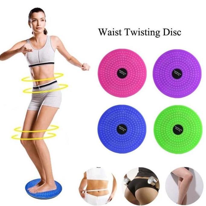 Jogging Trimmer Magnetic Body Plate Alat Olahraga Twister Piringan Gym