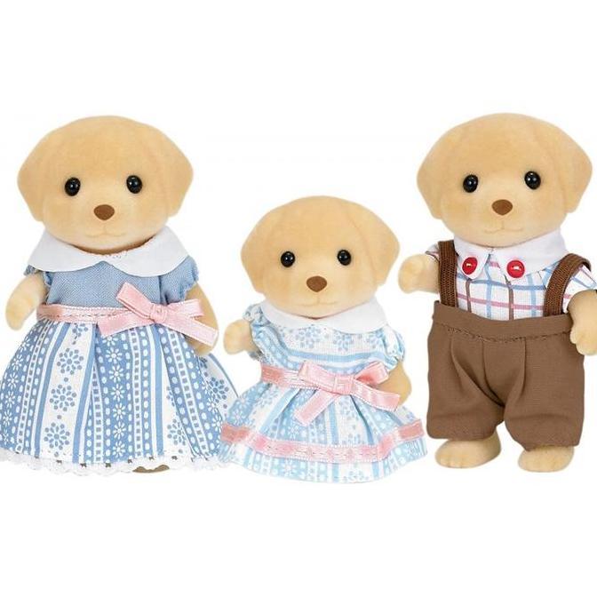 mainan - Mainan Koleksi Sylvanian Families Yellow Labrador Family 3 Figure Diskon