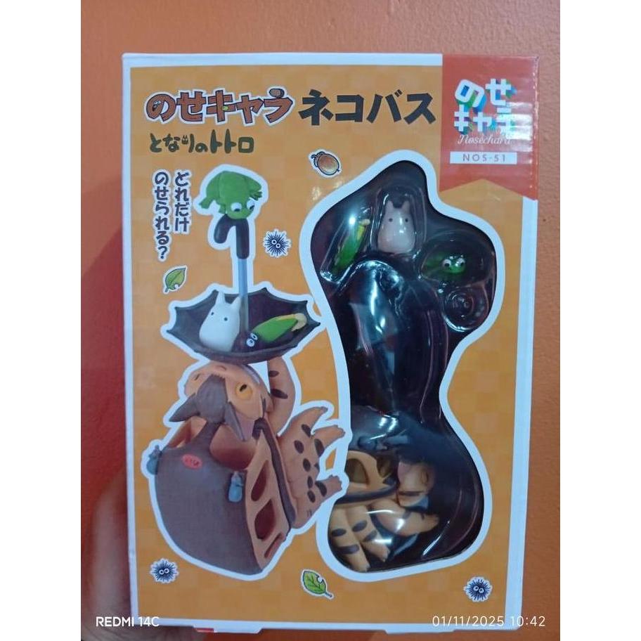 mainan - Action Figure Studio Ghibli My Neighbor Totoro Flowers Nosechara Box Diskon