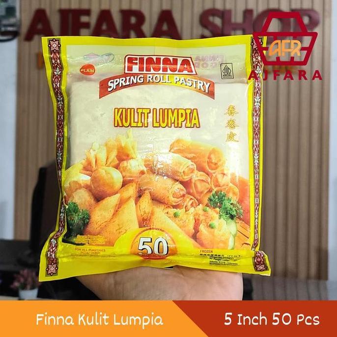 Crispy- Finna Kulit Lumpia Frozen 8.5 Inch Isi 40 Pcs / 5 Inch Isi 50 Pcs [Hanya Untuk Pembeli Di Pu