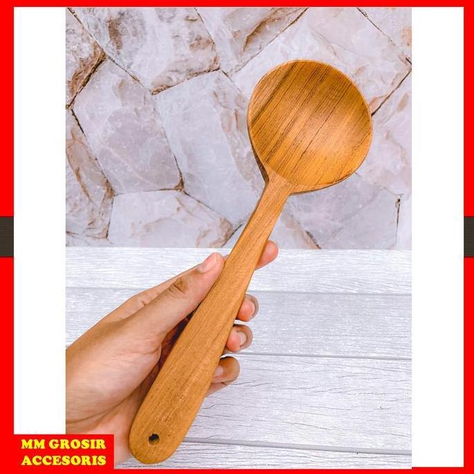 Foodcurt- Centong Panjang  Kayu Jati / Centong Kayu