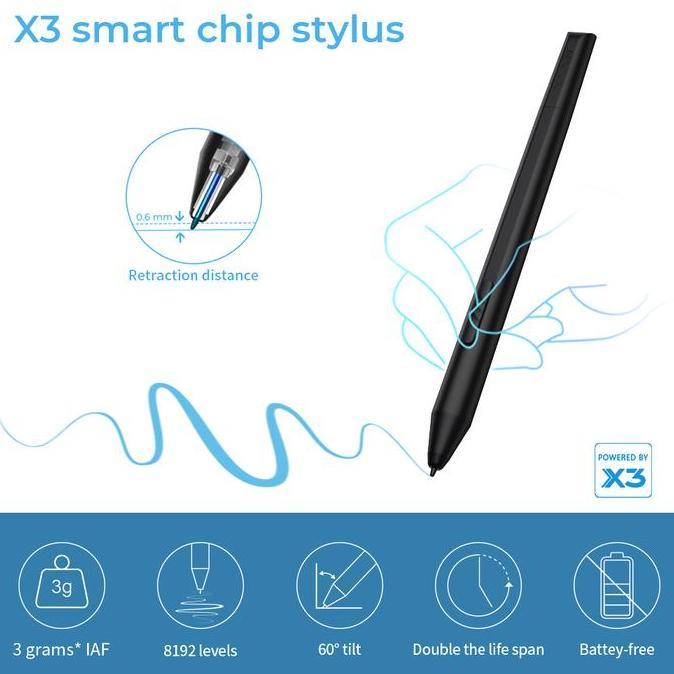 Best Seller Xppen Deco Lw Graphic Digital Tablet Drawing Pen Tablet Wireless Bluetooth V5.0 Tilt Sup